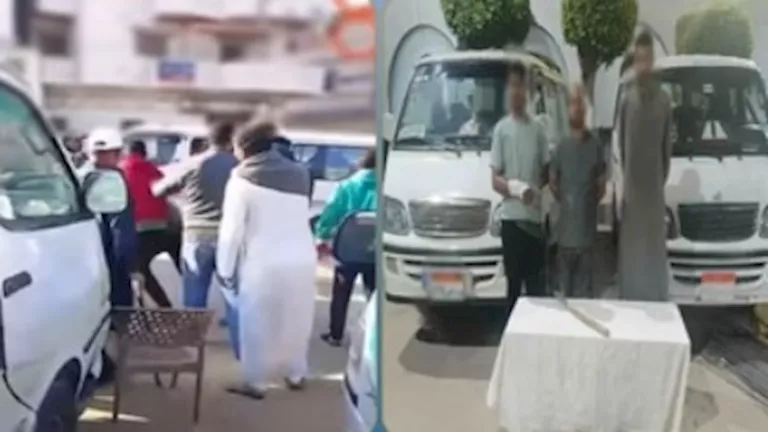فيديو يكشف الفوضى.. الشرطة تضبط أطراف خناقة السائقين في البحيرة