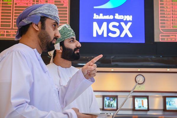 مؤشر بورصة مسقط يغلق مرتفعًا بنسبة 0.24 بالمائة