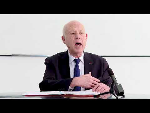 زيارة رئيس الجمهورية قيس سعيّد إلى شركة اللّحوم بالورديّة وسوق باب الفلّة بالعاصمة