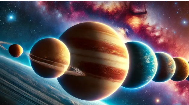 ظاهرة كونية نادرة.. ستة كواكب تصطف في سماء العالم نهاية الشهر الجاري