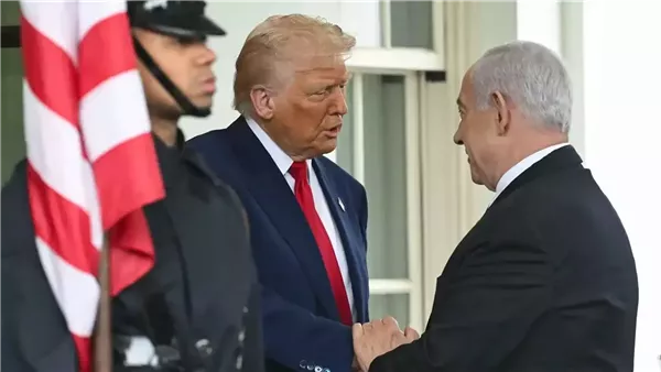 نتنياهو يصل إلى واشنطن قبل لقاء مرتقب مع ترامب