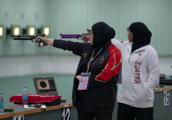 الكويتية غزلان علي تحصد ذهبية "المسدس 10 أمتار" في رماية "عربية السيدات 2026"