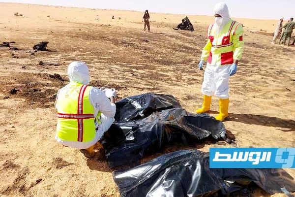 «الإسعاف»: انتشال جثامين ضحايا تحطم طائرة مروحية جنوب غرب الكفرة