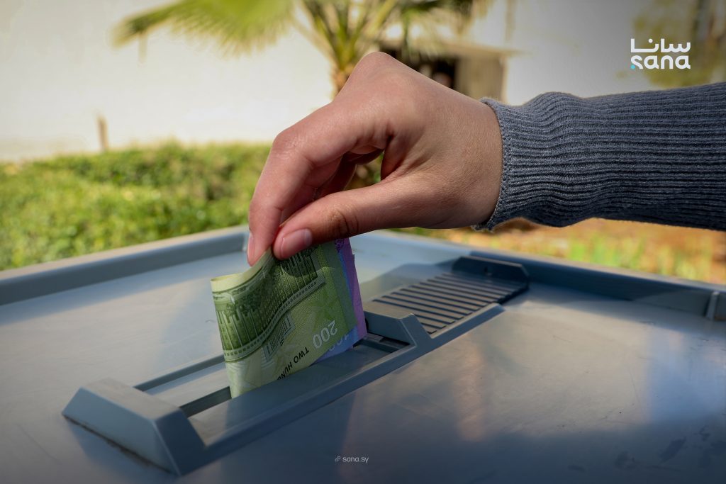 انطلاق حملة جمع التبرعات في جامعة دمشق دعماً لأهالي مخيمات إدلب