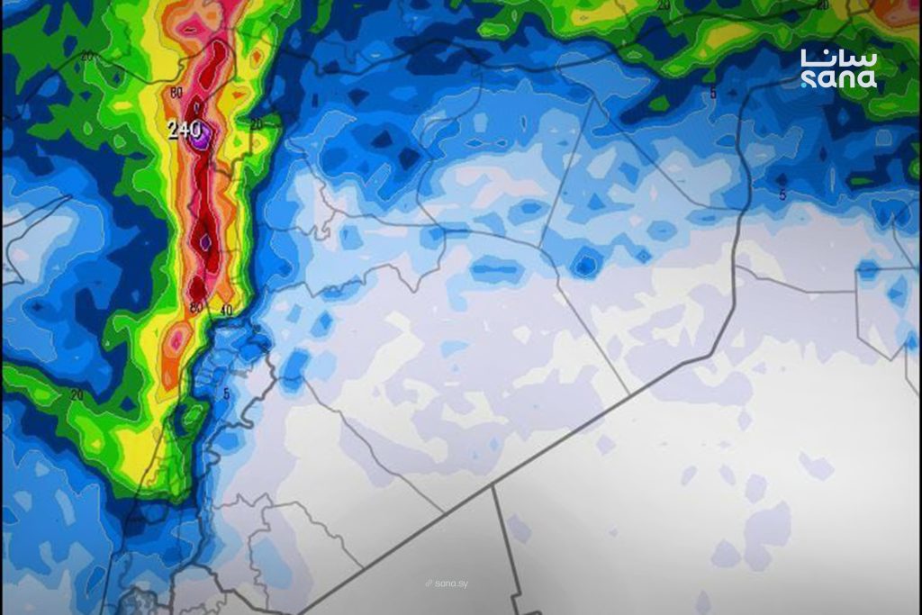 دائرة الإنذار المبكر في سوريا تحذّر من منخفض جوي قوي وتوصي بالابتعاد عن الأودية والمنخفضات