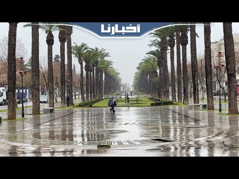 أمطار الخير تتهاطل على مدينة فاس وتزرع البهجة في نفوس المواطنيين