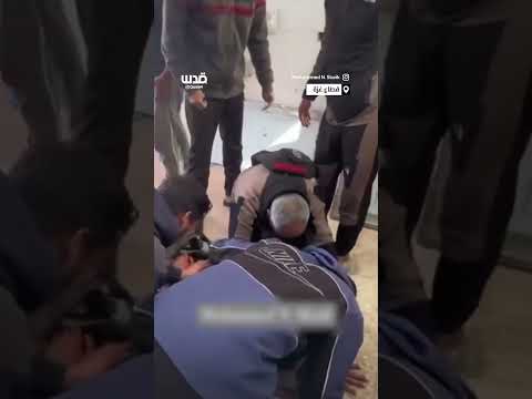 وداع مؤلم الشاب نسيم أبو العجين (20 عامًا) بعد استهدافه شرق دير البلح