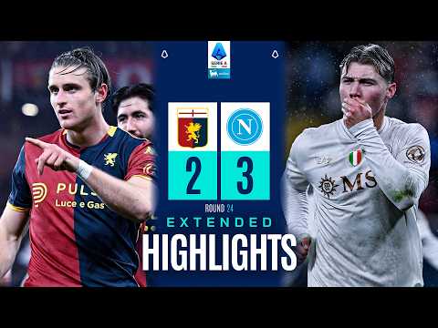 GENOA-NAPOLI 2-3 | EXTENDED HIGHLIGHTS