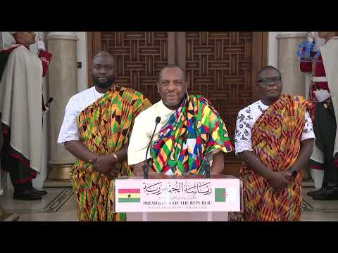 السفير الجديد لغانا يشيد بالروح القيادية لرئيس الجمهورية وبمشاريعه النموذجية بالنسبة لإفريقيا