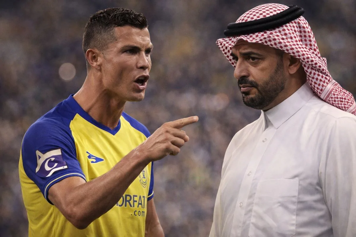 هل يطرد كريستيانو رونالدو رئيس النصر السعودي؟